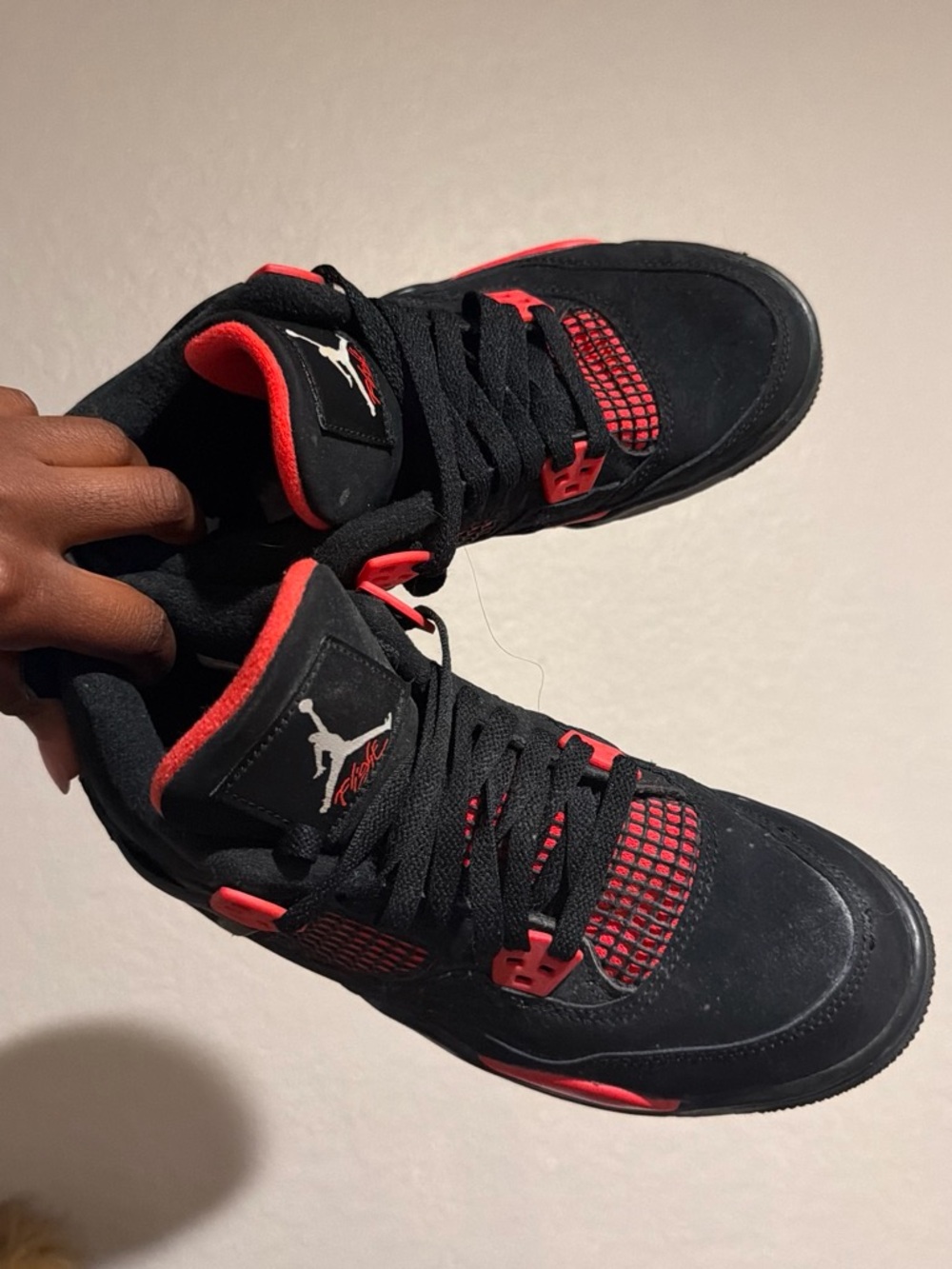 Air Jordan 4 Retro "Red Thunder" sneakers